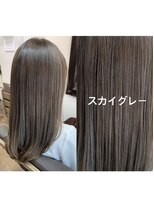コレット ヘアー 大通(Colette hair)&nbsp;スカイグレー×ストレートパーマ