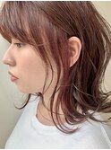 【豊塚】顔まわりのレイヤーにインナーハイライトカラー