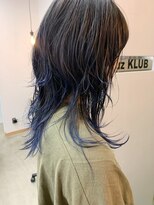 【cuzKLUB】ミディアムレイヤー×ネイビーブルー＊池袋