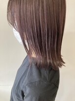 パースラヴ(PERS'LOV)&nbsp;ラベンダーグレージュ結べるボブ切りっぱなしボブ