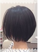 ナチュラルショート ナチュラルボブ 艶髪ストレート