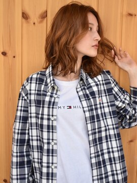 ブゾン(buZon) 【buZonブゾン】ミックスウェーブ×ベージュカラー