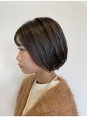秋のショートボブ