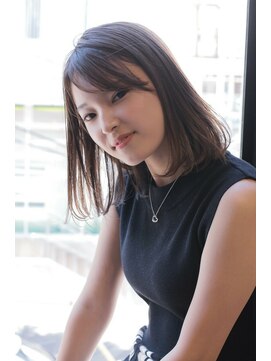 エムスラッシュ たまプラーザ(M.SLASH) ■ダークアッシュ艶感ミディアムボブM.SLASHたまプラーザ51-7★