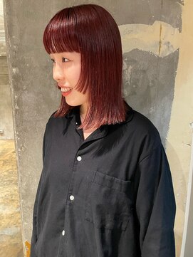 ハマモト シンプルな顔まわり