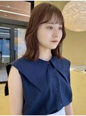 ケアカラー透明感カラー暖色カラーボブ小顔カット