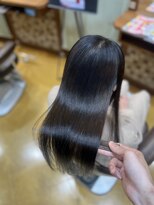 ヘア ショップキャリー&nbsp;サラサラロングの髪質改善ストレート