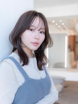 イオ 本厚木(io) 韓国レイヤーくびれ似合わせカットイメチェンシースルーバング