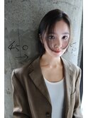 ぷつっとbob/透け感あるオリーブベージュ