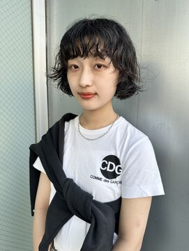 スガタ(SUGATA) ニュアンスパーマで作るマッシュボブ