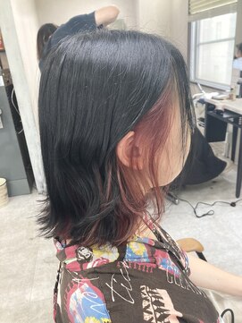 アジールヘア 東上野店(agir hair) 20代大人可愛い透明感ピンクイヤリングカラー大人ボブ【上野】