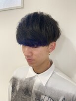 ヘアステーションフラット(HAIR STATION FLAT)&nbsp;前髪ブルー×ブラック