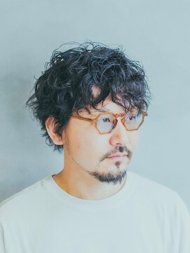 ニーイチイチ(211) メンズスパイラルパーマ/ダークアッシュ