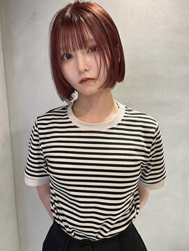 ペレ 梅田(PELE) 前髪/アンブレラカラー/こなれミディ/イメチェン/ウェーブパーマ