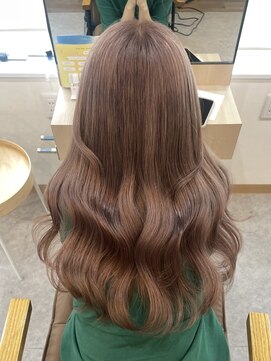 カラースタンド(COLOR STAND) ピンクベージュハイトーンダブルカラーブリーチ佐賀