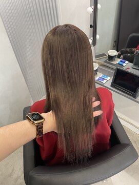 キング 高槻(K!ng) 縮毛矯正髪質改善ハイライトレイヤーカット高槻美容室エクステ