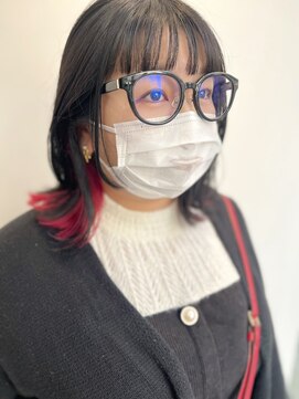 デコラ DECOR 会社で目立たないインナーカラー