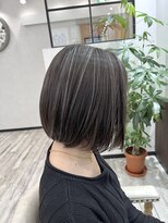 ベルヘアーデザイン 堺東(Belle hair Design)&nbsp;コントラストハイライト/外国人風/ハイライト/ボブ/ショート