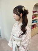 卒業式/袴着付け/袴ヘアセット/袴ヘアアレンジ/袴ヘア