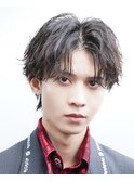 緩め波巻きパーマ
