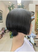 インナースッキリショートボブスタイル