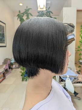 グラムゼロ インナースッキリショートボブスタイル