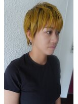 キジ(KIJI)&nbsp;ミニマムショート/ショートカット/ハニーイエロー/ハイトーン