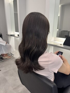 ナンバー 竪町(number+) 20代30代大人かわいい暗髪艶感ヨシンモリラベンダーグレージュ