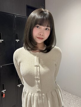 モク 神楽坂(mok) ワンカールで可愛い♪ミディアムレイヤー