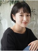 ショートバング/ボブ/ショートヘア/30代/40代/50代