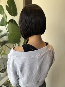 シンク 豊中店(sync) 大人スタイル/ボブスタイル／切りっぱなしボブ