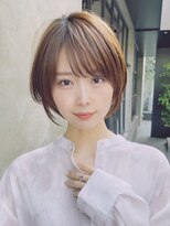 ローマー 明治神宮前 渋谷(ROAMER) レイヤーボブショートカット表参道切りっぱなしボブ髪質改善