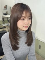 ハニー 町田(HONEY)&nbsp;レイヤーカット/ブラウンカラー