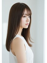WOODE ECLART 髪質改善 全席個室サロン 大宮駅東口店 【11月OPEN（予定）】&nbsp;大宮東口／前髪ありストレート