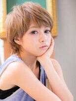 カバーヘア ブリス 上尾西口店(COVER HAIR bliss)&nbsp;斜めバングくせ毛風耳かけ小顔マッシュウルフ上尾10代20代30代a!