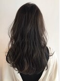 【VEIN】イルミナカラーデザインカラー 無造作カール ロングヘア
