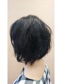 ナチュラルフェザーカールボブ@KITA(クセっ毛さんヘアカタログ)