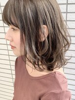 グロウ 上野御徒町(grow)&nbsp;耳かけ/フォギーベージュ/マッシュウルフ/外ハネ[上野/御徒町]