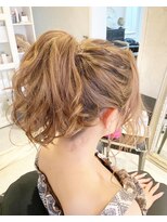 ヘアー アトリエ エゴン(hair atelier EGON) アップポニーテール