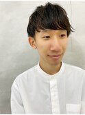 アシメパーマスタイル