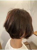 前下がりショートボブ