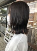 チラッとみえる可愛いインナーカラー/暗めカラーデザインカラー