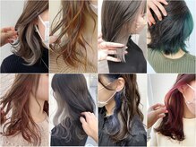 トレンドインナーカラー♪ ￥7600～.