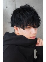 フィフス 原宿(fifth)&nbsp;ツイストスパイラルパーマ刈り上げツーブロック前下りマッシュ