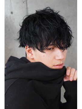 フィフス 原宿(fifth) ツイストスパイラルパーマ刈り上げツーブロック前下りマッシュ