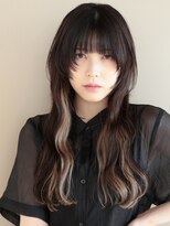 20代30代40代 大人可愛いくびれウルフカット　インナーカラー