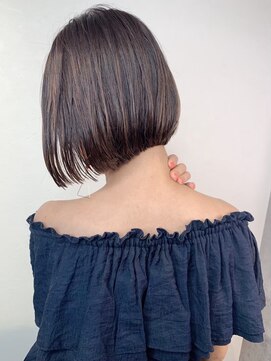 アンダーバーホワイト 広島 並木店(_WHITE) ナチュラルハイライト/カジュアルボブ