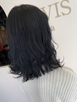 ラビスモア(Lovis moa) 魅力倍増カール/セミディ/シアーカラー/ダークアッシュ/姫カット