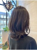 モテ髪ミディアムレイヤー/レイヤーカット/黒髪/20代30代40代