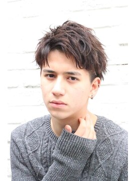 メンズヘアトーキョー 渋谷(MEN'S HAIR TOKYO) さわやかアップバング/ツーブロック/アッシュ